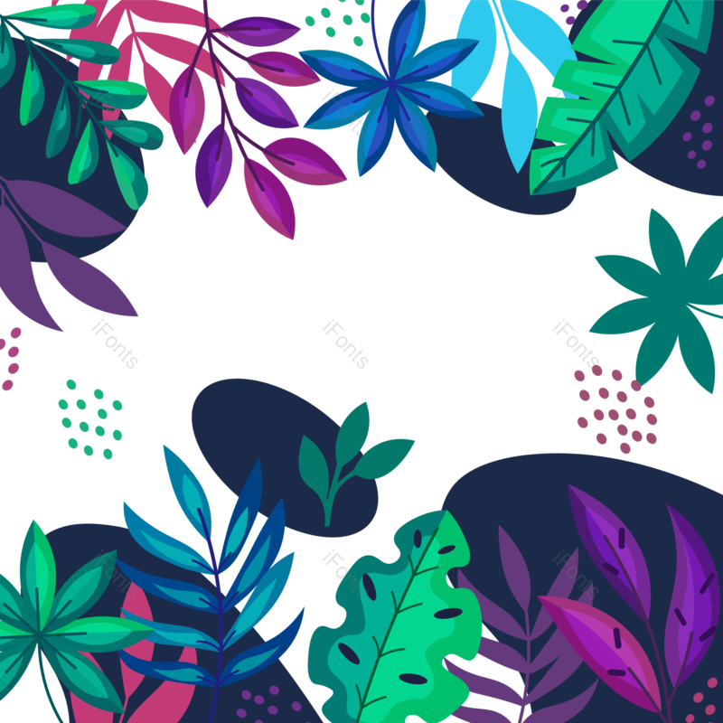 叶子图片,边框元素,绿叶PNG,矢量素材免抠素材